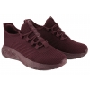 BIG STAR UU274053 BUTY SPORTOWE DAMSKIE SNEAKERSY TEKSTYLNE NA PLATFORMIE bordowe