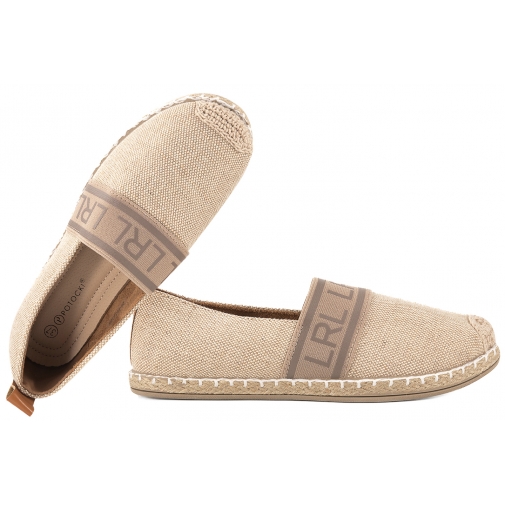 POTOCKI 26-16373BG ESPADRYLE DAMSKIE WSUWKI TENISÓWKI TEKSTYLNE beżowe