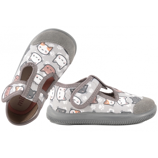 MILAMI 226-BR-34 TEKSTYLNE DOMOWE DZIEWCZĘCE KAPCIE PAPCIE RZEP