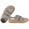 MILAMI BF3-BR-32 BAREFOOT PÓŁBUTY TEKSTYLNE CHŁOPIĘCE TRAMPKI DOMOWE KAPCIE PAPCIE