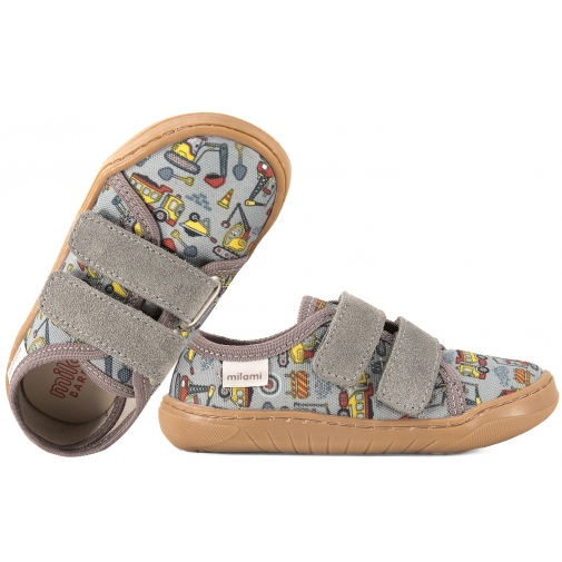MILAMI BF3C-BR-32 BAREFOOT PÓŁBUTY TEKSTYLNE CHŁOPIĘCE TRAMPKI DOMOWE KAPCIE PAPCIE