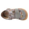 MILAMI BF10-BR-32 BAREFOOT TEKSTYLNO-SKÓRZANE PÓŁBUTY SANDAŁY DOMOWE KAPCIE