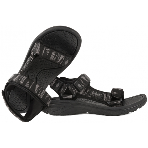 LEE COOPER LCW-26-34-4424M SANDAŁY SPORTOWE MĘSKIE PU czarne