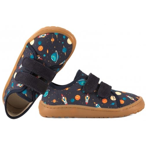 FRODDO G1700440-28 BAREFOOT PÓŁBUTY TEKSTYLNE DZIEWCZĘCE KAPCIE PAPCIE TRAMPKI