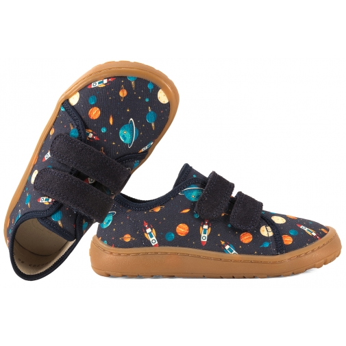 FRODDO G1700440-28 BAREFOOT PÓŁBUTY TEKSTYLNE CHŁOPIĘCE KAPCIE PAPCIE TRAMPKI