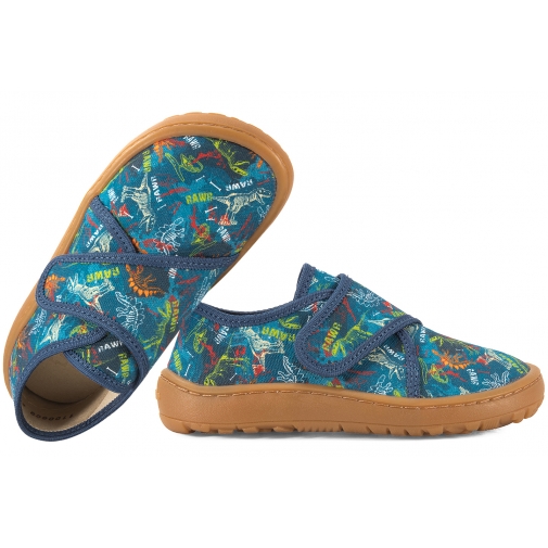 FRODDO G1700438-25 BAREFOOT PÓŁBUTY TEKSTYLNE CHŁOPIĘCE KAPCIE PAPCIE TRAMPKI