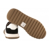 FILIPPO DP7534 PÓŁBUTY SKÓRZANE DAMSKIE SPORTOWE SNEAKERSY ZAMSZOWE czarne