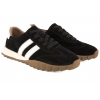 FILIPPO DP7534 PÓŁBUTY SKÓRZANE DAMSKIE SPORTOWE SNEAKERSY ZAMSZOWE czarne
