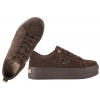 FILIPPO DP3533 SKÓRZANE PÓŁBUTY DAMSKIE SNEAKERSY ZAMSZOWE NA PLATFORMIE PU