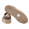 FILIPPO DP6119 SKÓRZANE PÓŁBUTY DAMSKIE SNEAKERSY ZAMSZOWE NA PLATFORMIE brąz