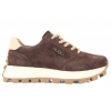 FILIPPO DP7498 PÓŁBUTY DAMSKIE ZAMSZOWE SNEAKERSY NA PLATFORMIE SKÓRA brązowe