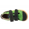 MAZUREK SLIPPER NAVY PIXEL BAREFOOT SKÓRZANO-TEKSTYLNE PÓŁBUTY DZIECIĘCE KAPCIE