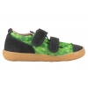 MAZUREK SLIPPER NAVY PIXEL BAREFOOT SKÓRZANO-TEKSTYLNE PÓŁBUTY DZIECIĘCE KAPCIE