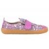 MAZUREK SOFTEX UNICORN BAREFOOT SKÓRZANO-TEKSTYLNE PÓŁBUTY DZIEWCZĘCE KAPCIE