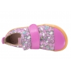 MAZUREK SOFTEX UNICORN BAREFOOT SKÓRZANO-TEKSTYLNE PÓŁBUTY DZIEWCZĘCE KAPCIE