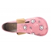 RAWEKS TEDDY T01 BAREFOOT TEKSTYLNE DZIEWCZĘCE DOMOWE KAPCIE PAPCIE skóra wkł.