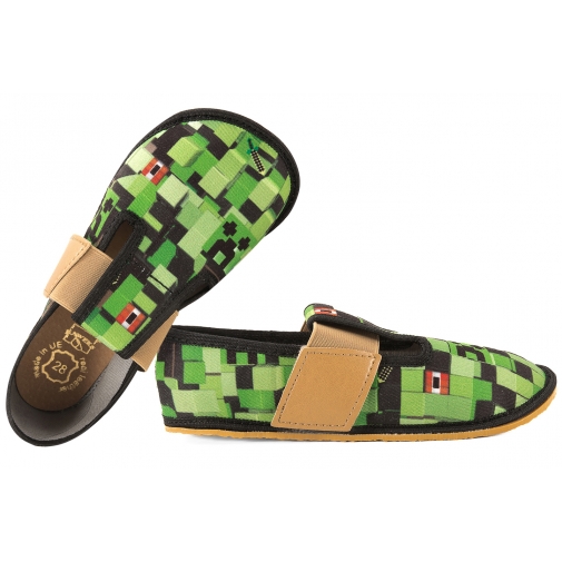 RAWEKS TEDDY T05 BAREFOOT TEKSTYLNE CHŁOPIĘCE DOMOWE KAPCIE PAPCIE skóra wkł.