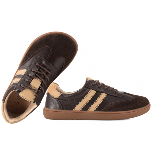 POTOCKI 26-19504CHO BAREFOOT PÓŁBUTY SKÓRZANE DAMSKIE CASUAL brązowe