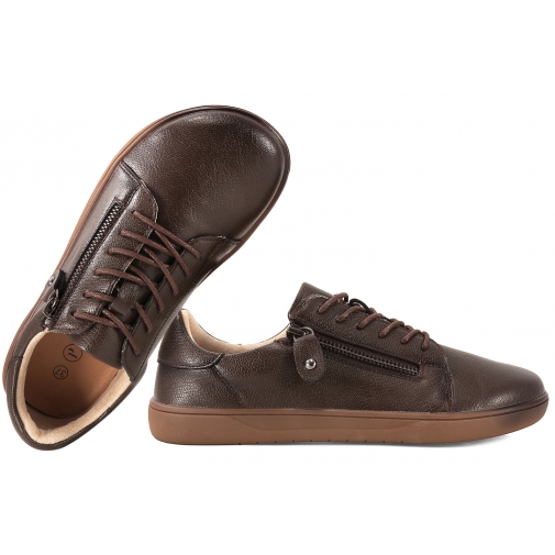 POTOCKI 26-19503CHO BAREFOOT PÓŁBUTY SKÓRZANE DAMSKIE CASUAL brązowe