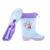 PERLETTI 98077 FROZEN KALOSZE DZIEWCZĘCE GUMOWCE Z WKŁADKĄ ŚCIĄGACZ kraina lodu