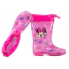 PERLETTI 98085 MINNIE KALOSZE DZIEWCZĘCE GUMOWCE Z WKŁADKĄ ŚCIĄGACZ