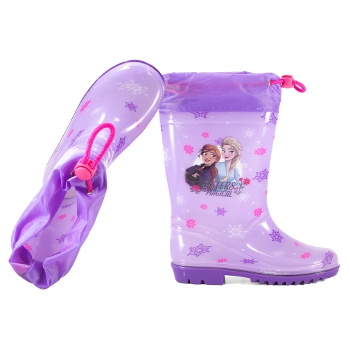 PERLETTI 98086 FROZEN KALOSZE DZIEWCZĘCE GUMOWCE Z WKŁADKĄ ŚCIĄGACZ