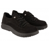 VERANO 014.EMK6047 SNEAKERSY PÓŁBUTY SKÓRZANE DAMSKIE CASUAL czarne