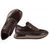 VERANO 097.EM3117 SNEAKERSY SKÓRZANE DAMSKIE PÓŁBUTY CASUAL brąz