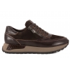 VERANO 097.EM3117 SNEAKERSY SKÓRZANE DAMSKIE PÓŁBUTY CASUAL brąz
