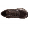 VERANO 097.EM3117 SNEAKERSY SKÓRZANE DAMSKIE PÓŁBUTY CASUAL brąz