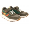 SJ 644613 BUTY SPORTOWE DZIECIĘCE SNEAKERSY PÓŁBUTY Z RZEPEM khaki
