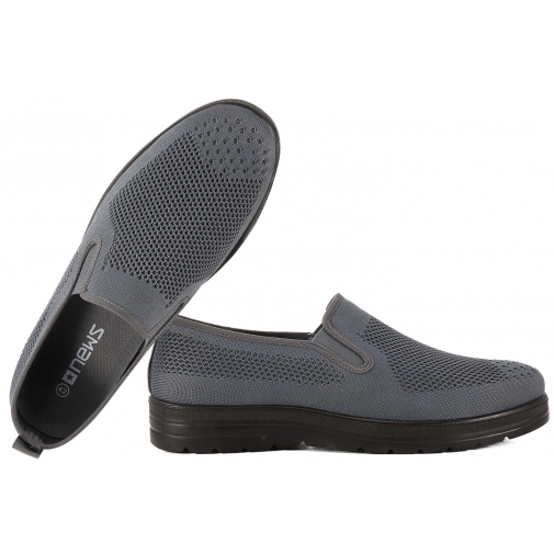 NEWS 9TX02-1022 TEKSTYLNE BUTY SPORTOWE SNEAKERSY MĘSKIE WSUWKI PU
