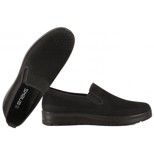 NEWS 9TX02-1022 TEKSTYLNE BUTY SPORTOWE SNEAKERSY MĘSKIE WSUWKI PU
