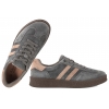 S.BARSKI LR62-7103 SKÓRZANE PÓŁBUTY SPORTOWE DAMSKIE SNEAKERSY grafitowe
