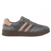 S.BARSKI LR62-7103 SKÓRZANE PÓŁBUTY SPORTOWE DAMSKIE SNEAKERSY grafitowe