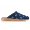 INBLU CT-49 TEKSTYLNE DOMOWE DAMSKIE KAPCIE PAPCIE KLAPKI SOFT PU