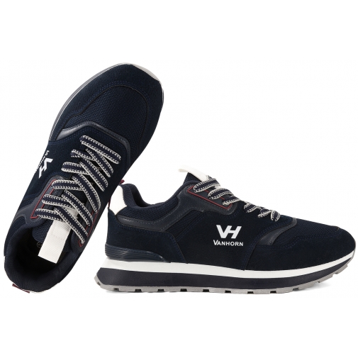 VANHORN 26-32306NV BUTY SPORTOWE SNEAKERSY MĘSKIE granatowe