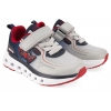 AMERICAN CLUB ES210 BUTY SPORTOWE SNEAKERSY CHŁOPIĘCE RZEP PU