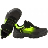 SUPERUN 7023 SOFTSHELL BUTY SPORTOWE TREKKINGOWE DZIECIĘCE czarny/limonka