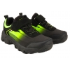 SUPERUN 7023 SOFTSHELL BUTY SPORTOWE TREKKINGOWE DZIECIĘCE czarny/limonka