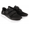 AMERICAN CLUB ES206 BUTY SPORTOWE SNEAKERSY DZIECIĘCE RZEPY PU czarne