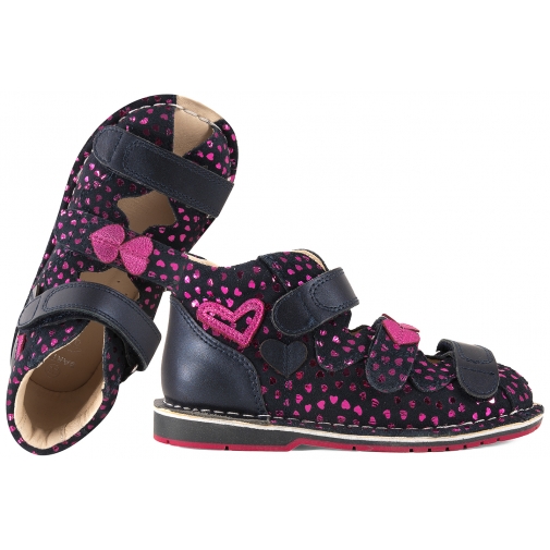 BARTEK 8550076 SKÓRZANE SANDAŁKI PROFILAKTYCZNE KAPCIE DOMOWE ORTO THOMAS