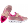 BEFADO 516Y496 BUTY SPORTOWE DZIEWCZĘCE SNEAKERSY NA PIANCE RZEP różowe