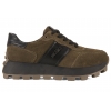 FILIPPO DP7983 ZAMSZOWE PÓŁBUTY DAMSKIE SNEAKERSY NA PLATFORMIE SKÓRZANE khaki