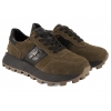 FILIPPO DP7983 ZAMSZOWE PÓŁBUTY DAMSKIE SNEAKERSY NA PLATFORMIE SKÓRZANE khaki