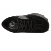 FILIPPO DP7976 PÓŁBUTY SPORTOWE DAMSKIE SNEAKERSY NA PLATFORMIE SKÓRZANE czarne
