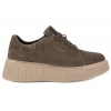 FILIPPO DP7982 PÓŁBUTY DAMSKIE SNEAKERSY NA PLATFORMIE SKÓRZANE brązowe