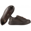 CAMBELL 26-19379CHO PÓŁBUTY SKÓRZANE DAMSKIE SNEAKERSY  NA PLATFORMIE brązowe