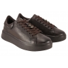 CAMBELL 26-19379CHO PÓŁBUTY SKÓRZANE DAMSKIE SNEAKERSY  NA PLATFORMIE brązowe