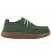 RAVINI 261001 MOKASYNY SZNUROWANE DAMSKIE PÓŁBUTY SKÓRZANE NUBUK khaki